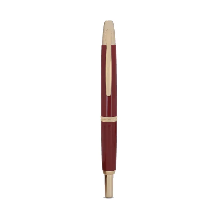 Pilot FC1500 RG Glossy Red Capless Retractable Fountain Pen with Gold Trims-Medium