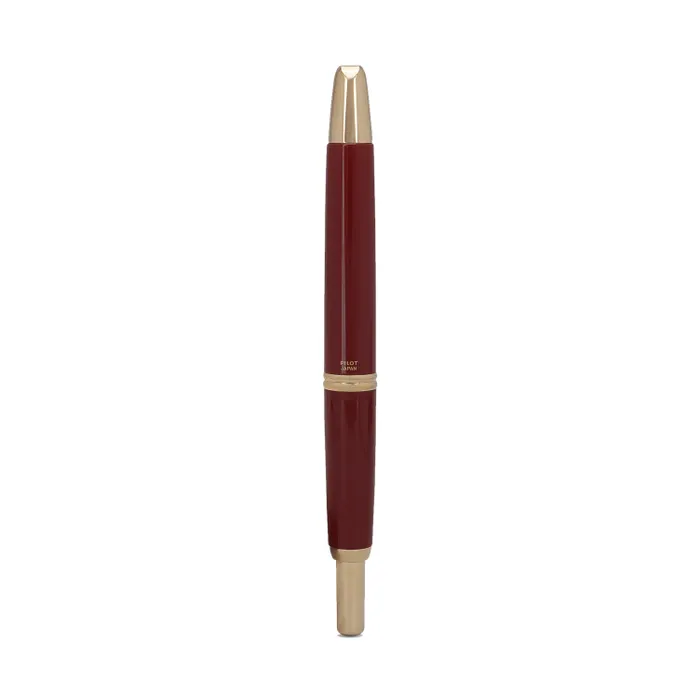 Pilot FC1500 RG Glossy Red Capless Retractable Fountain Pen with Gold Trims-Medium