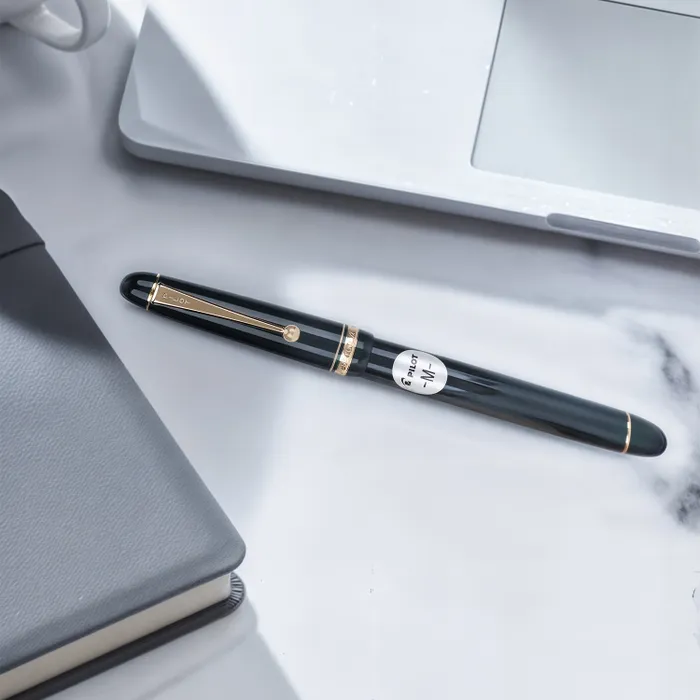 Pilot 2166 Custom 74 Dark Green Fountain Pen-Medium