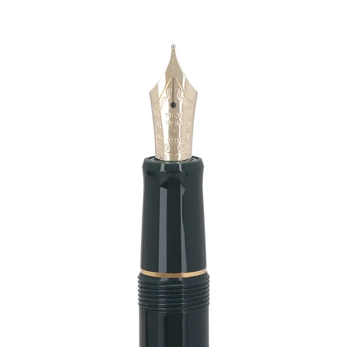 Pilot 2166 Custom 74 Dark Green Fountain Pen-Medium