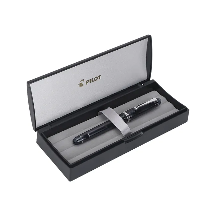 Pilot 2032 Custom 74 Black Tinted Fountain Pen-Medium