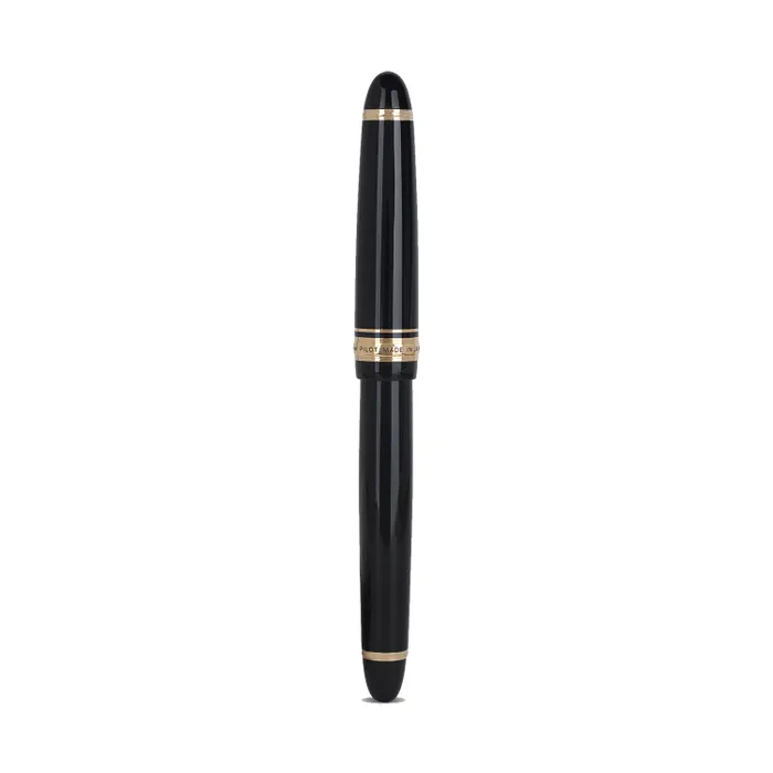 Pilot 2058 Custom 743 Black Fountain Pen-Medium