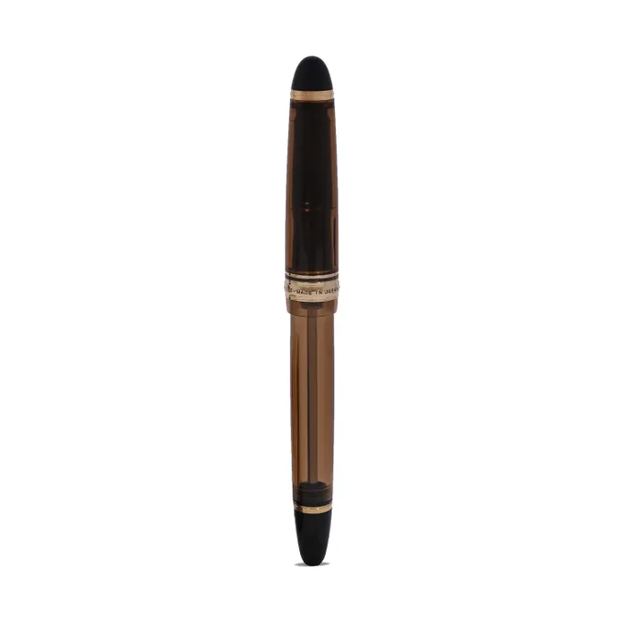 Pilot 2199 Custom 823 Brown Fountain Pen with Ink Bottle-Medium