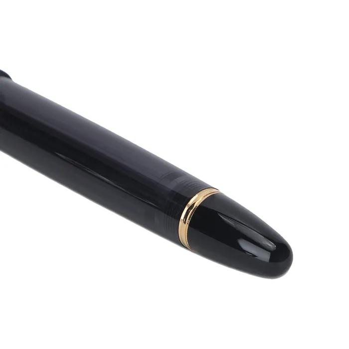 Pilot 2196 Custom 823 Black Fountain Pen with Ink Bottle-Medium