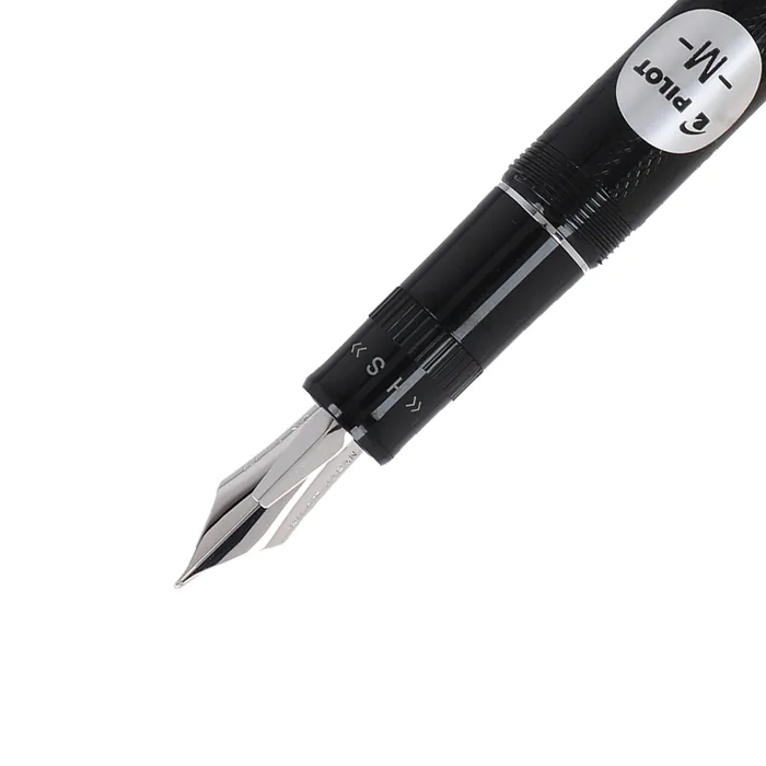 Pilot 2294 Justus 95 Net Black with Silver Trims Fountain Pen-Medium