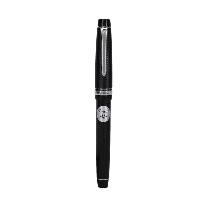 Pilot 2294 Justus 95 Net Black with Silver Trims Fountain Pen-Medium