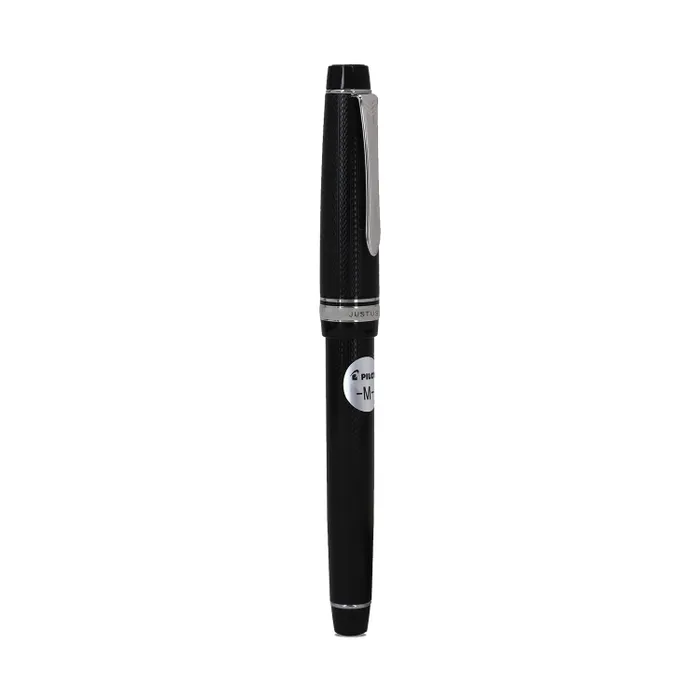 Pilot 2294 Justus 95 Net Black with Silver Trims Fountain Pen-Medium