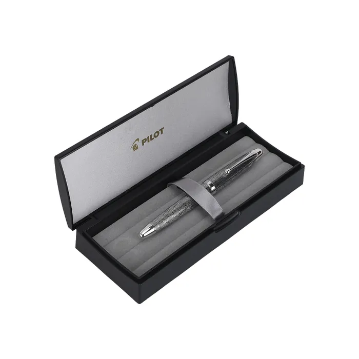 Pilot 2370 Silvern Tsumugi with Rhodium-Plated Trims Fountain Pen-Fine