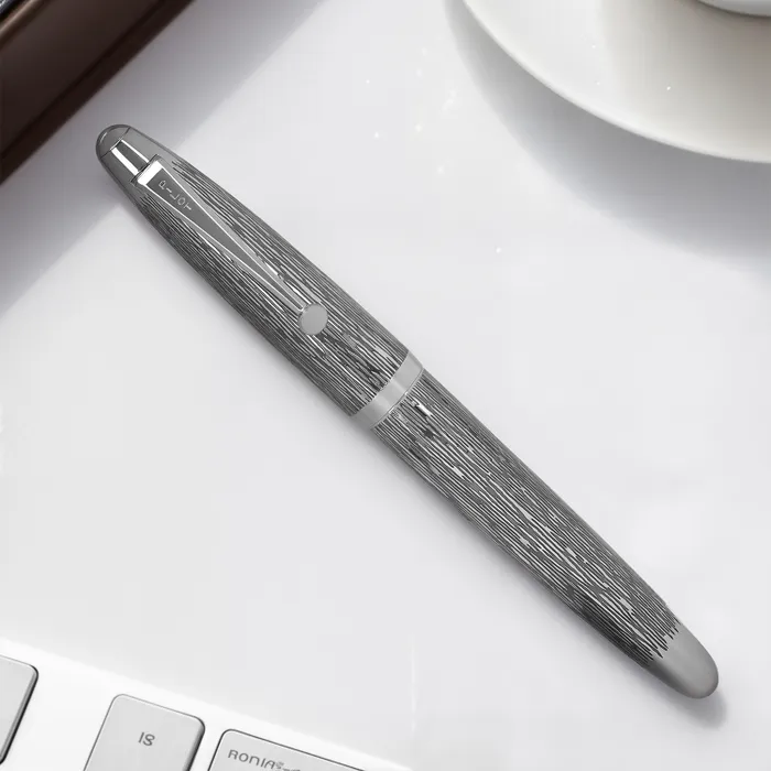 Pilot 2370 Silvern Tsumugi with Rhodium-Plated Trims Fountain Pen-Fine