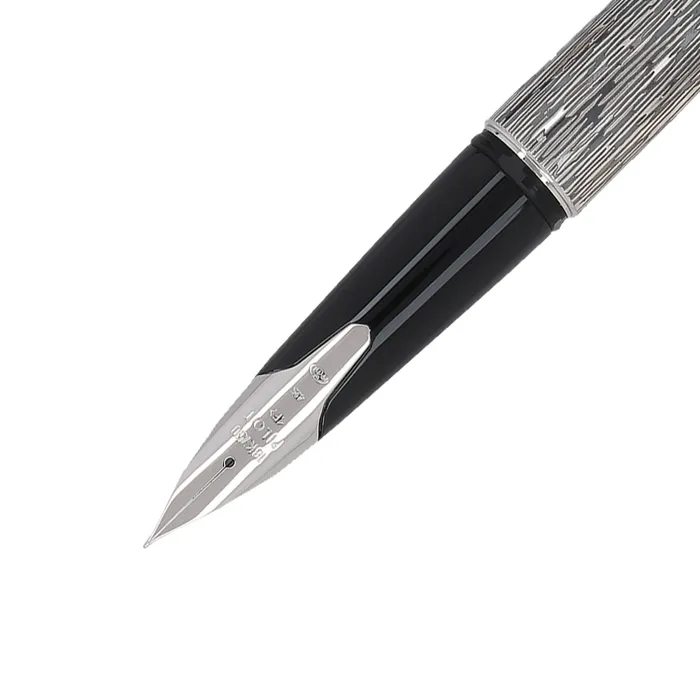 Pilot 2370 Silvern Tsumugi with Rhodium-Plated Trims Fountain Pen-Fine
