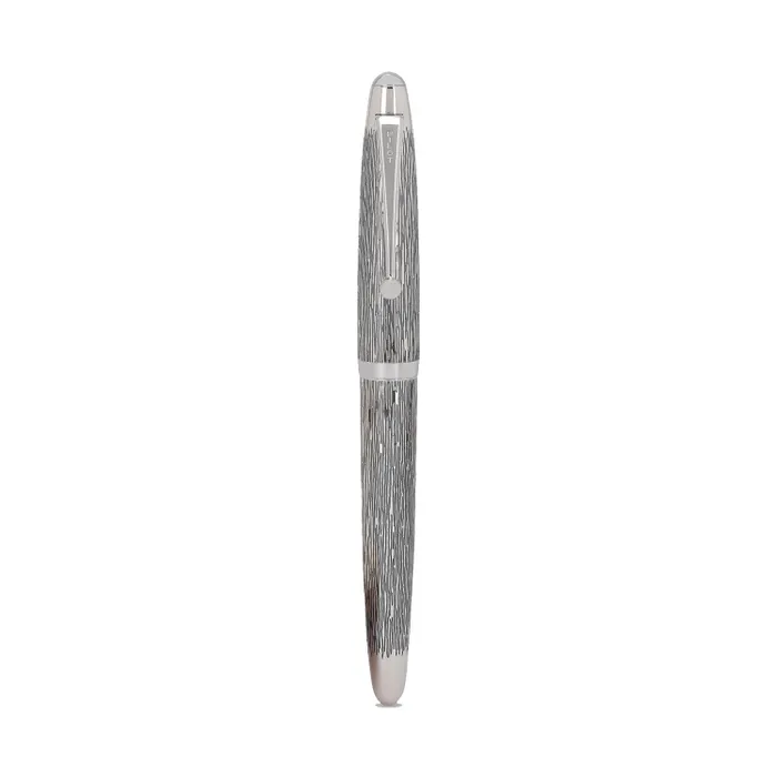 Pilot 2370 Silvern Tsumugi with Rhodium-Plated Trims Fountain Pen-Fine