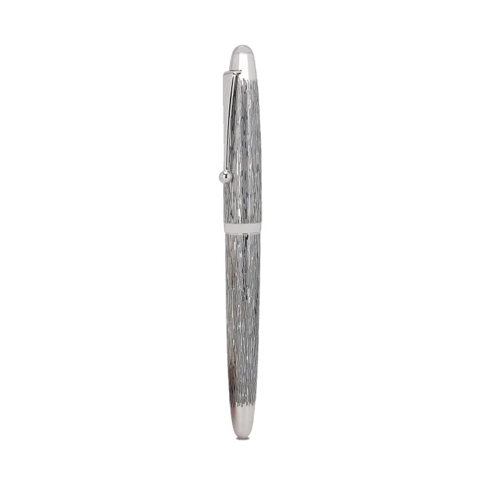 Pilot 2370 Silvern Tsumugi with Rhodium-Plated Trims Fountain Pen-Fine