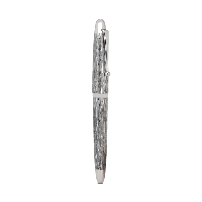 Pilot 2370 Silvern Tsumugi with Rhodium-Plated Trims Fountain Pen-Fine