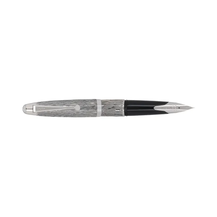 Pilot 2370 Silvern Tsumugi with Rhodium-Plated Trims Fountain Pen-Fine