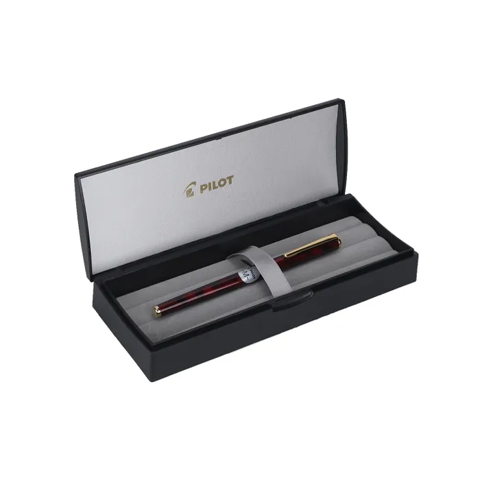 Pilot 2105 Cavalier Black & Red Fountain Pen-Medium