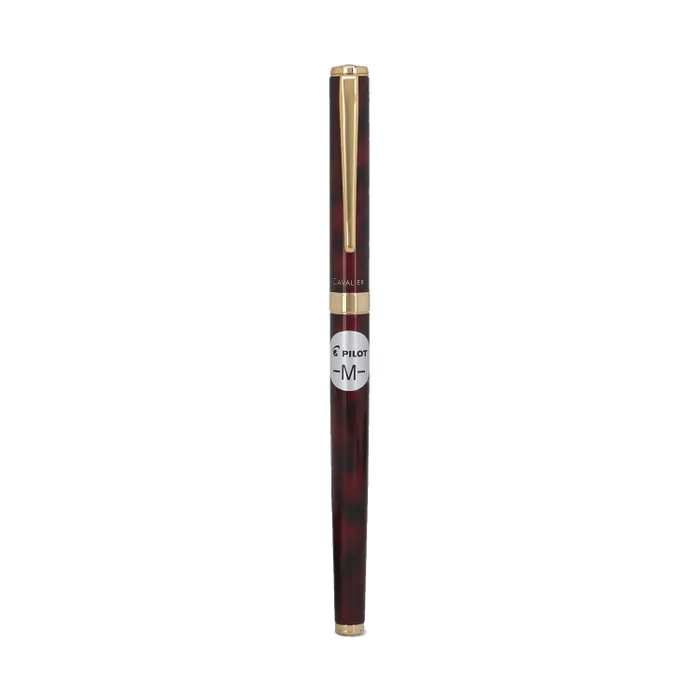 Pilot 2105 Cavalier Black & Red Fountain Pen-Medium