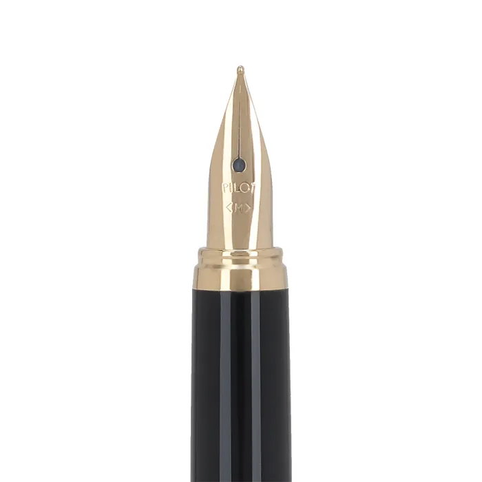 Pilot 2105 Cavalier Black & Red Fountain Pen-Medium
