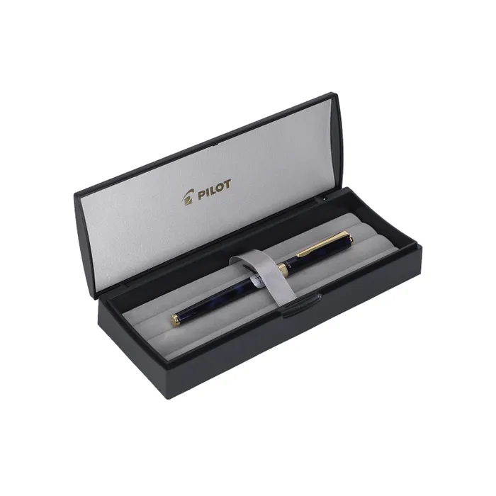 Pilot 2102 Cavalier Black & Blue Fountain Pen-Fine