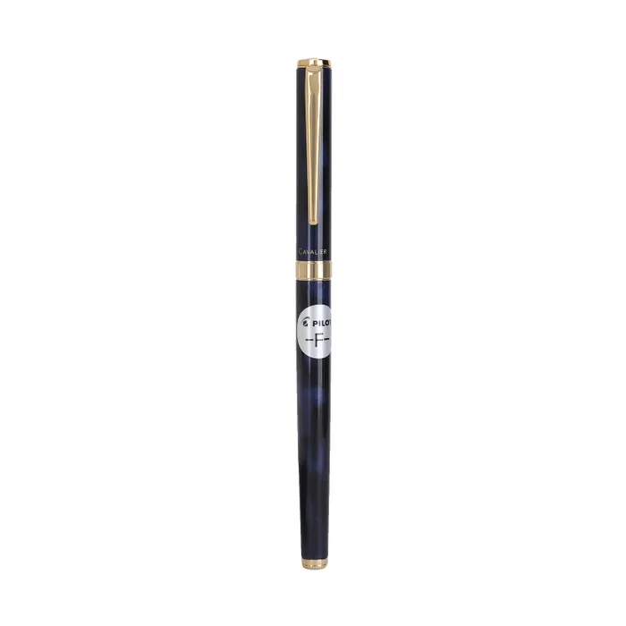 Pilot 2102 Cavalier Black & Blue Fountain Pen-Fine