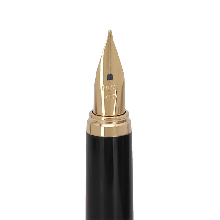 Pilot 2102 Cavalier Black & Blue Fountain Pen-Fine