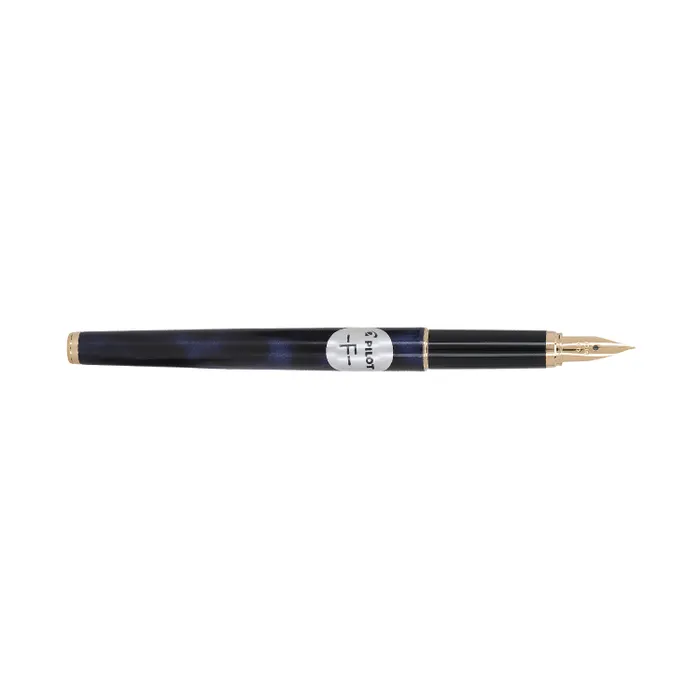 Pilot 2102 Cavalier Black & Blue Fountain Pen-Fine