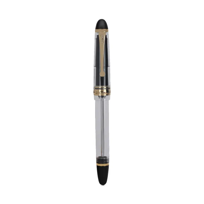 Pilot 2335 Custom 823 Clear Fountain Pen with Ink Bottle-Medium