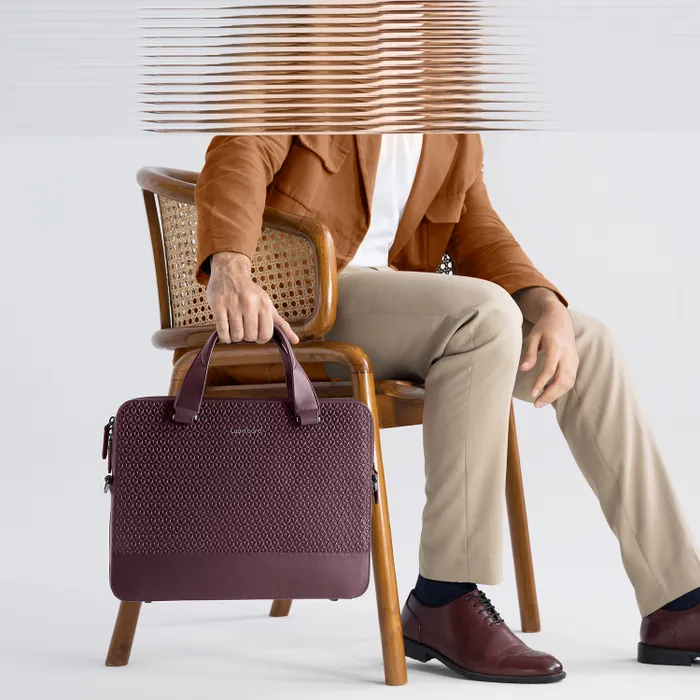 Lapis Bard Enigma 14-inch Laptop Bag - Bordeaux
