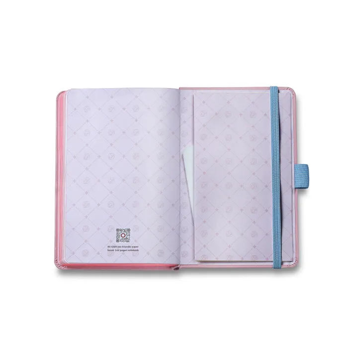 Sheaffer Emily in Paris Sentinel 321 Pink Matte Finish Ballpoint Pen with Chrome Trims and Small Hardbound Notebook Gift Set