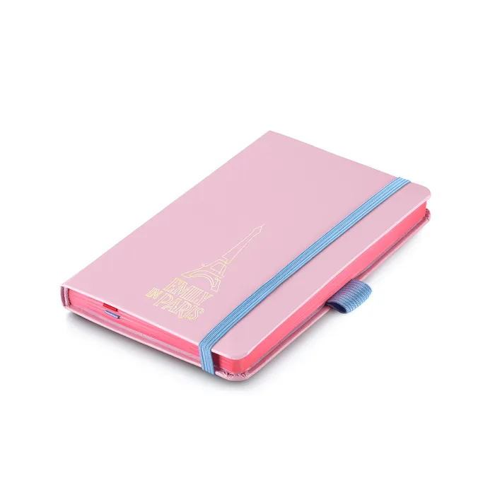 Sheaffer Emily in Paris Prelude Mini 9810 Pastel Pink Ballpoint Pen with Swarovski Crystal and Small Hardbound Notebook Gift Set