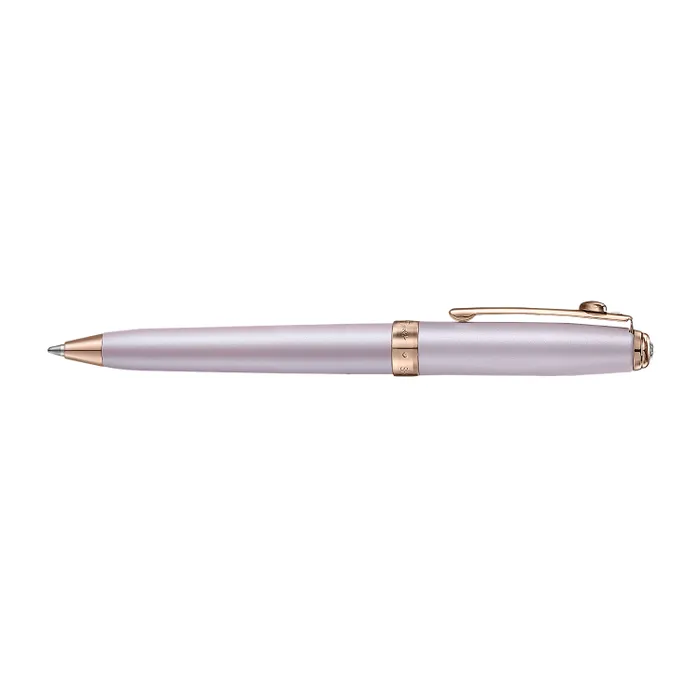 Sheaffer Emily in Paris Prelude Mini 9810 Pastel Pink Ballpoint Pen with Swarovski Crystal and Small Hardbound Notebook Gift Set