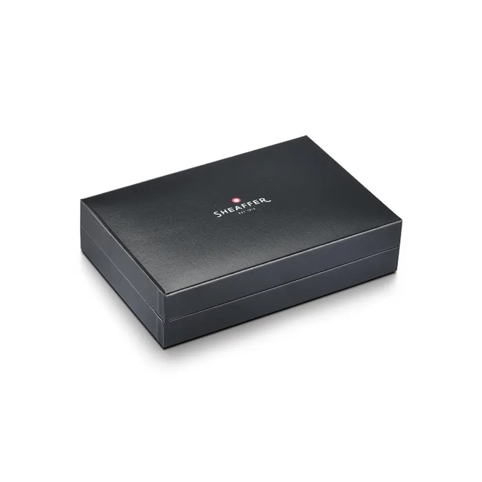 Sheaffer Legacy 9065 Glossy Black and Chrome Bi-color Ballpoint Pen with 14K PVD Gold-Plated, Stainless Steel Trims