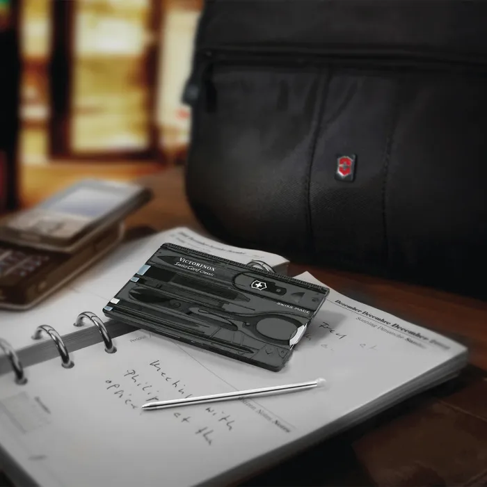 Victorinox Waiter Swiss Army Knife Card Classic Black-Translucent