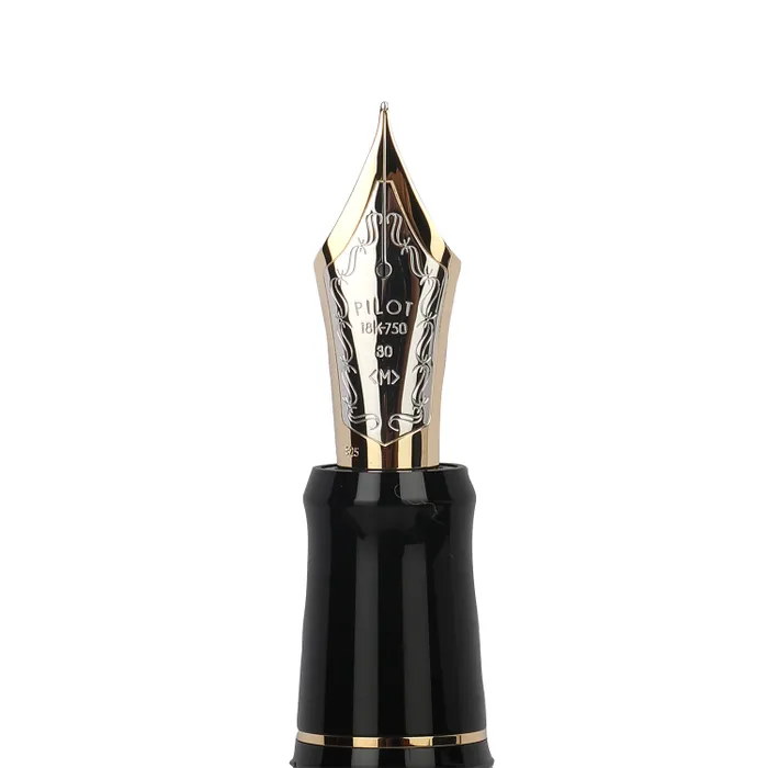 Pilot 2193 FKV-88SR-BM-EX Custom Urushi FP Black Fountain Pen-Medium