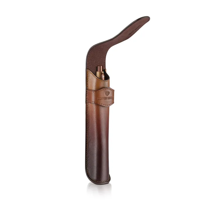 Sheaffer VFM G9428Â Coffee Edition Ballpoint Pen with Leather Single Pen Pouch Gift Set