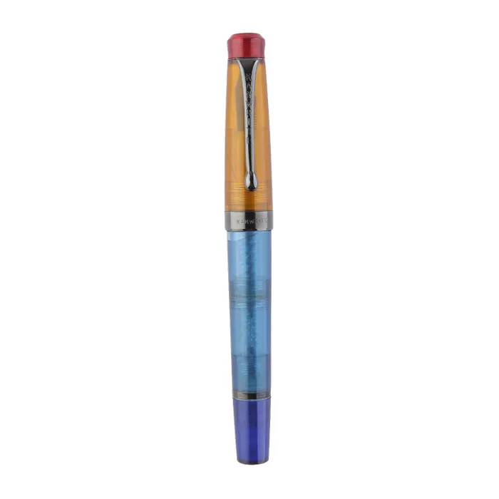 Kanwrite Heritage Ebony Kingfisher Fountain Pen With Black Trims - Medium