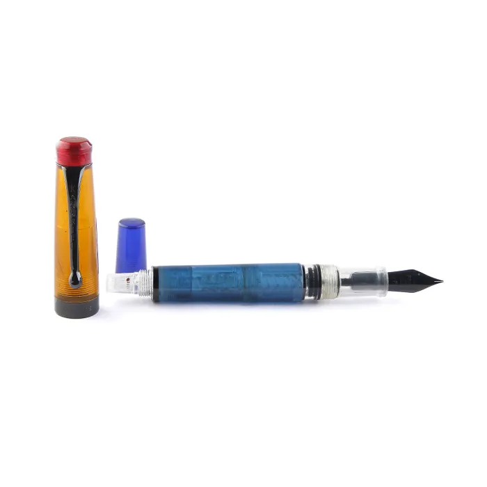 Kanwrite Heritage Ebony Kingfisher Fountain Pen With Black Trims - Medium