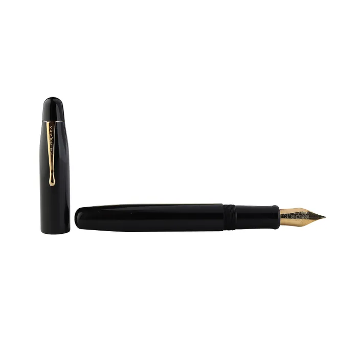 Kanwrite Mammoth Solid Black Fountain Pen With Black Trims - Medium