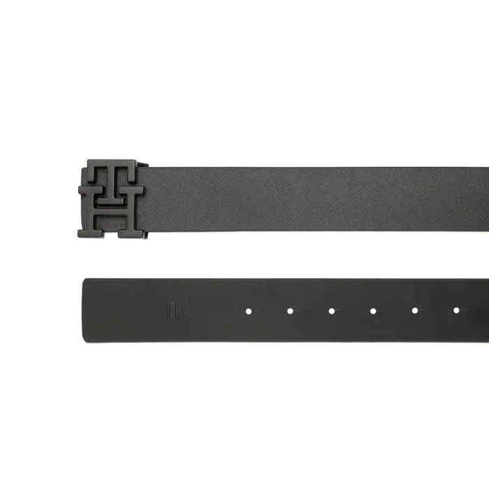 Tommy Hilfiger Black & Black Arklow Reversible Belt - Extra Large