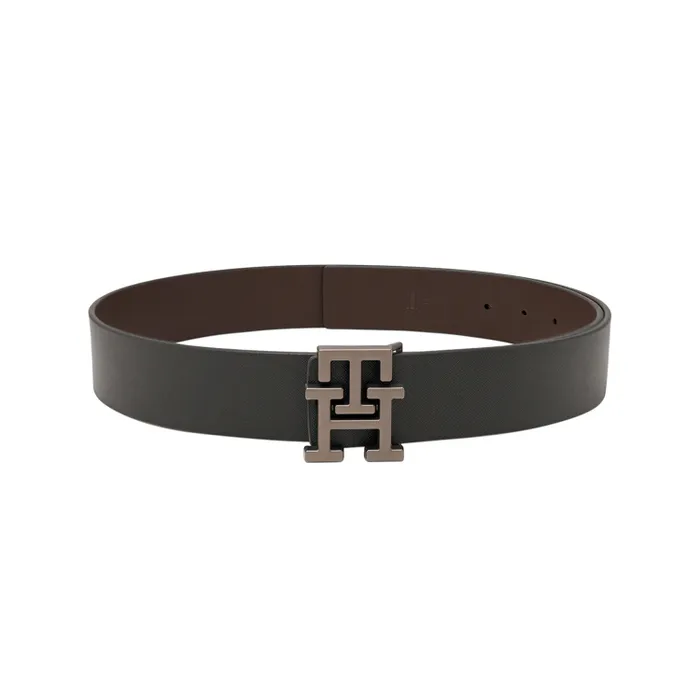 Tommy Hilfiger Black & Brown Arklow Reversible Belt - Large