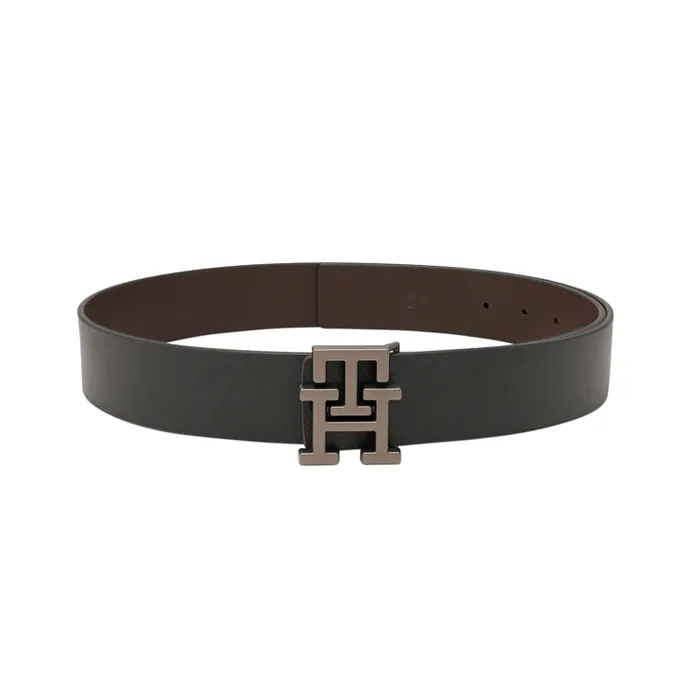 Tommy Hilfiger Black & Brown Arklow Reversible Belt - Small