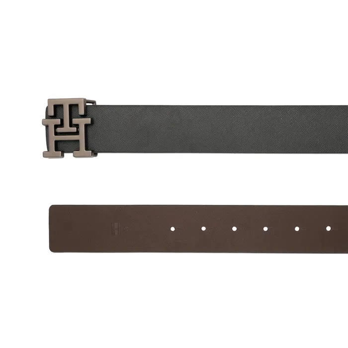 Tommy Hilfiger Black & Brown Arklow Reversible Belt - Small