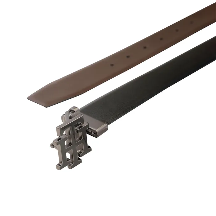 Tommy Hilfiger Black & Brown Athlone Reversible Belt - Large