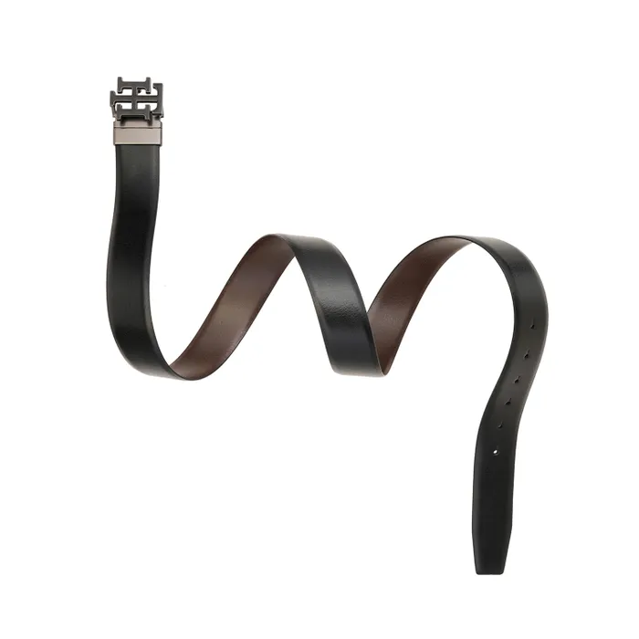 Tommy Hilfiger Black & Brown Athlone Reversible Belt - Extra Large