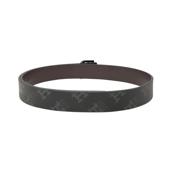 Tommy Hilfiger Black & Brown Bishop Reversible Belt - Medium