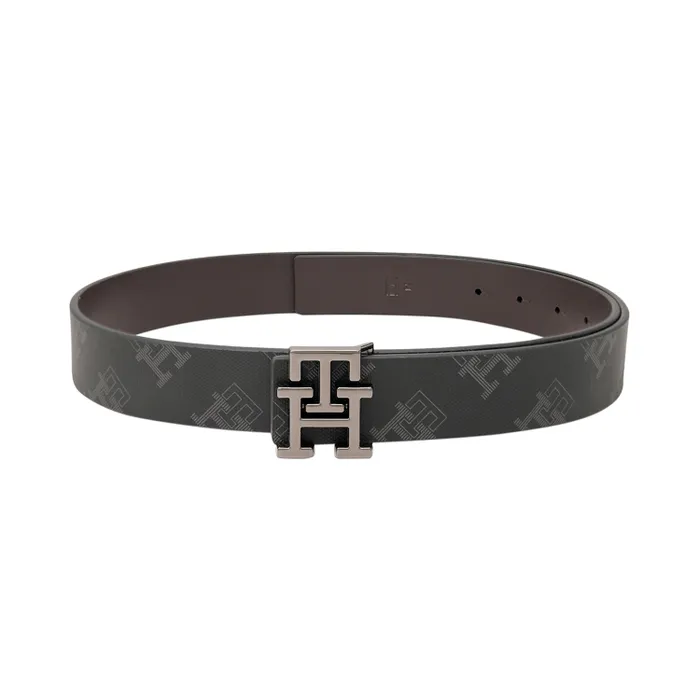 Tommy Hilfiger Black & Brown Bishop Reversible Belt - Extra Large