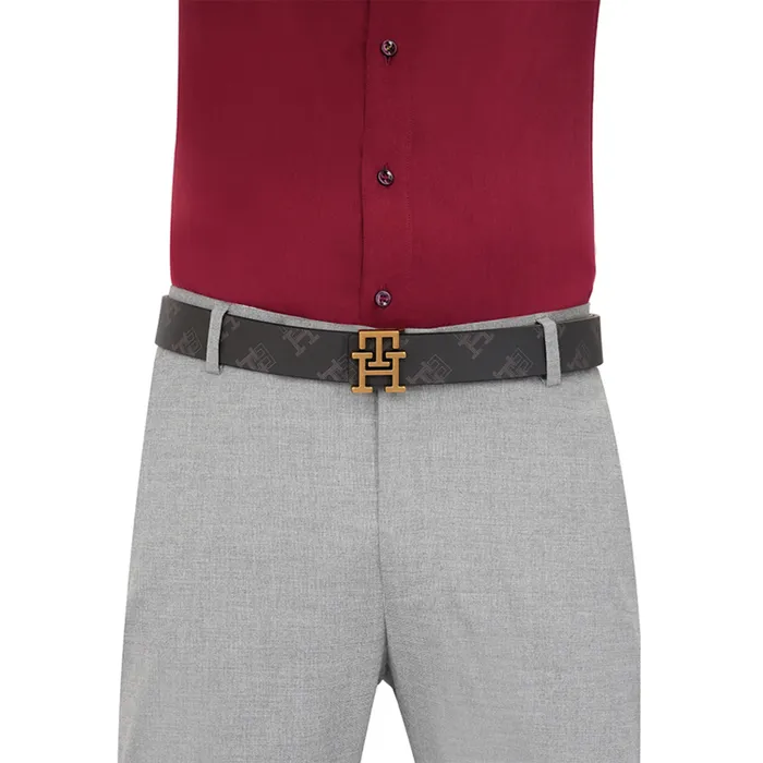Tommy Hilfiger Brown & Black Bishop Reversible Belt - Large