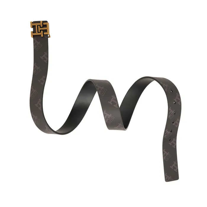 Tommy Hilfiger Brown & Black Bishop Reversible Belt - Medium