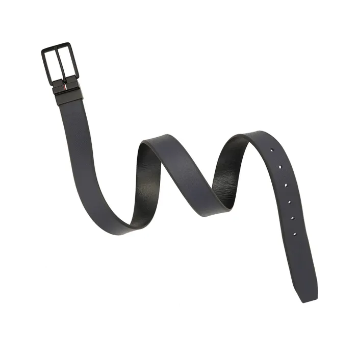 Tommy Hilfiger Navy & Black Brooklet Reversible Belt - Large