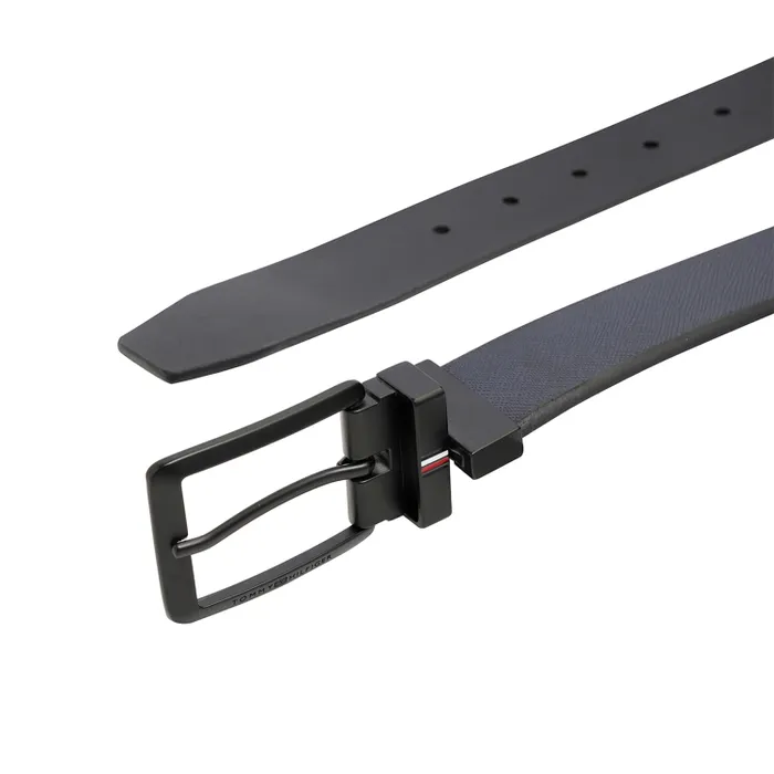 Tommy Hilfiger Navy & Black Brooklet Reversible Belt - Extra Large