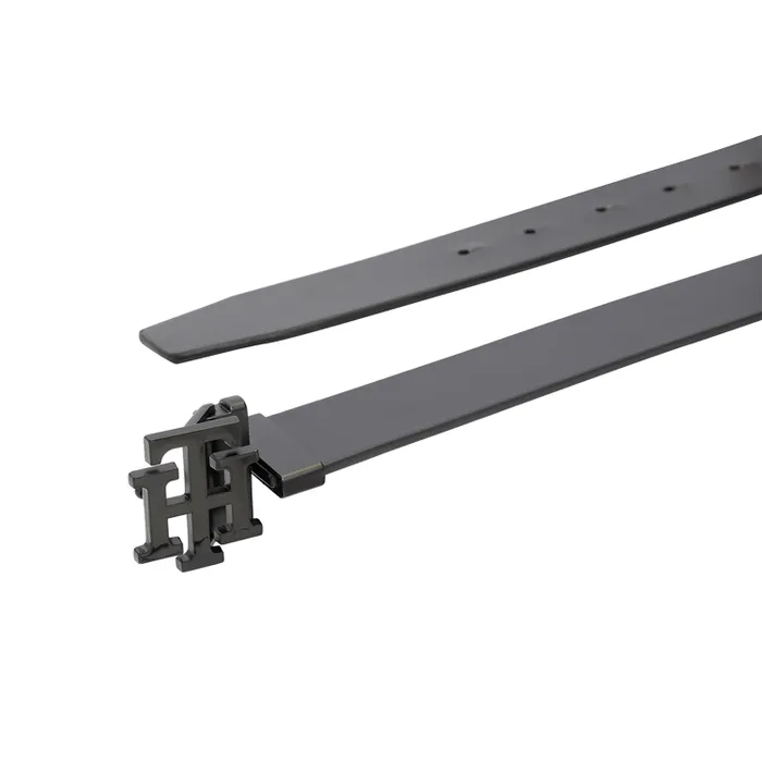 Tommy Hilfiger Black & Black Marfa Reversible Belt - Small